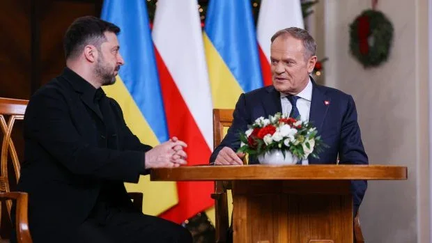 Donald Tusk și Volodimir Zelenski discută despre reconcilierea istorică între Polonia și Ucraina.