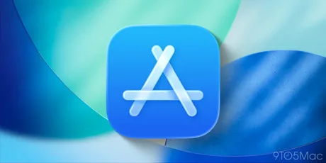 Logo-ul App Store pe un fundal colorat, simbolizând aplicațiile mobile.